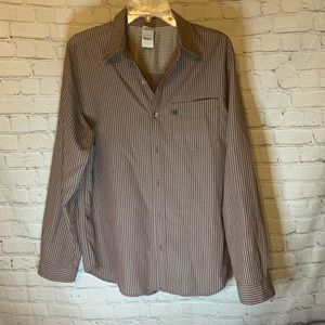 The North Face men’s button down shirt, M